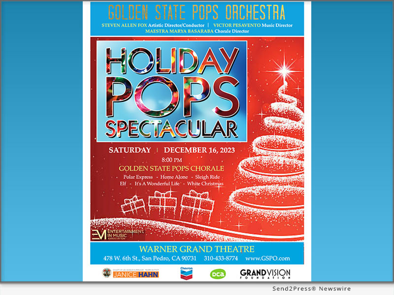 Golden State Pops Orchestra presents the 2023 Holiday Pops Spectacular!