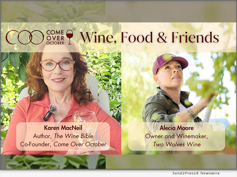‘COME TOGETHER — A Community for Wine’ Announces Second Annual ‘Come Over October’ Campaign