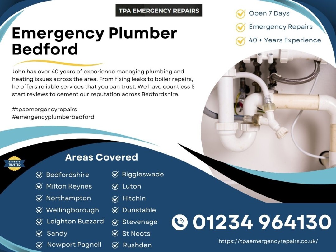 Finding An Emergency Plumber In Milton Keynes, Bedford, And Northampton This Winter Is Easy With TPA Emergency Repairs